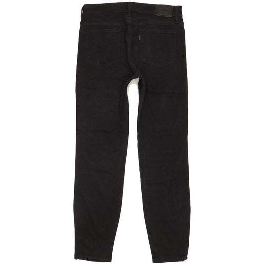 Levi's 714 Women Black Skinny Slim Stretch Jeans W29 L28