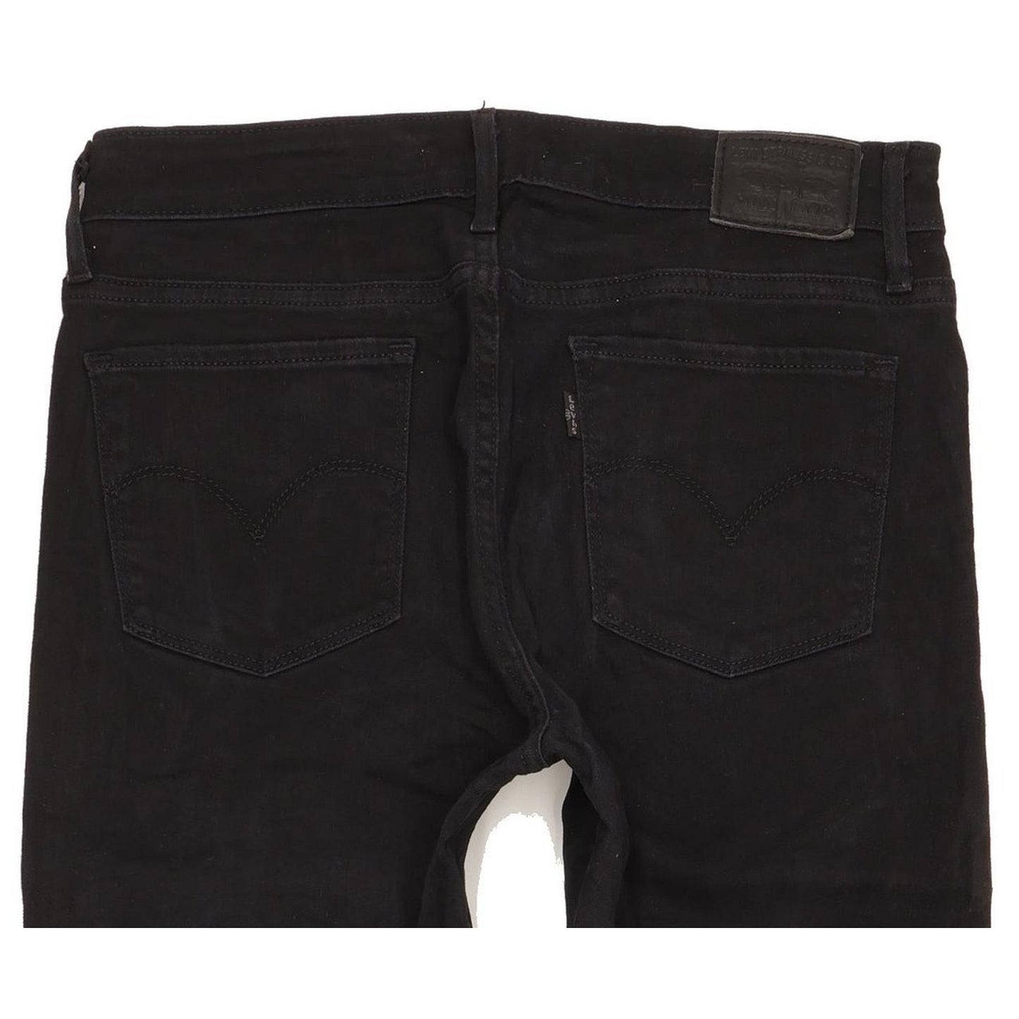 Levi's 714 Women Black Skinny Slim Stretch Jeans W29 L28