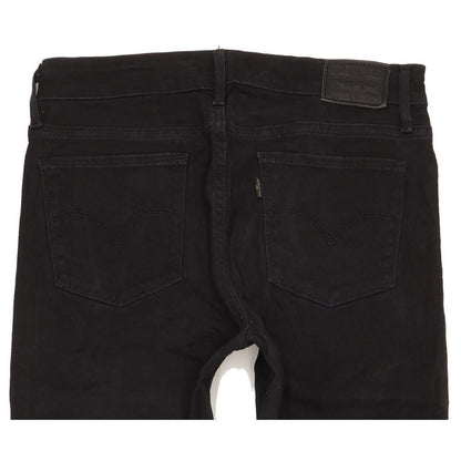 Levi's 714 Women Black Skinny Slim Stretch Jeans W29 L28