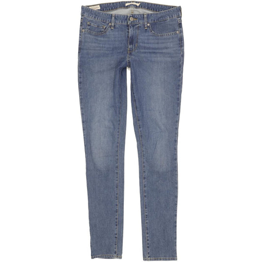 Levi's 711 Women Blue Skinny Slim Stretch Jeans W30 L32