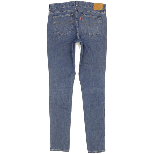 Levi's 711 Women Blue Skinny Slim Stretch Jeans W30 L32