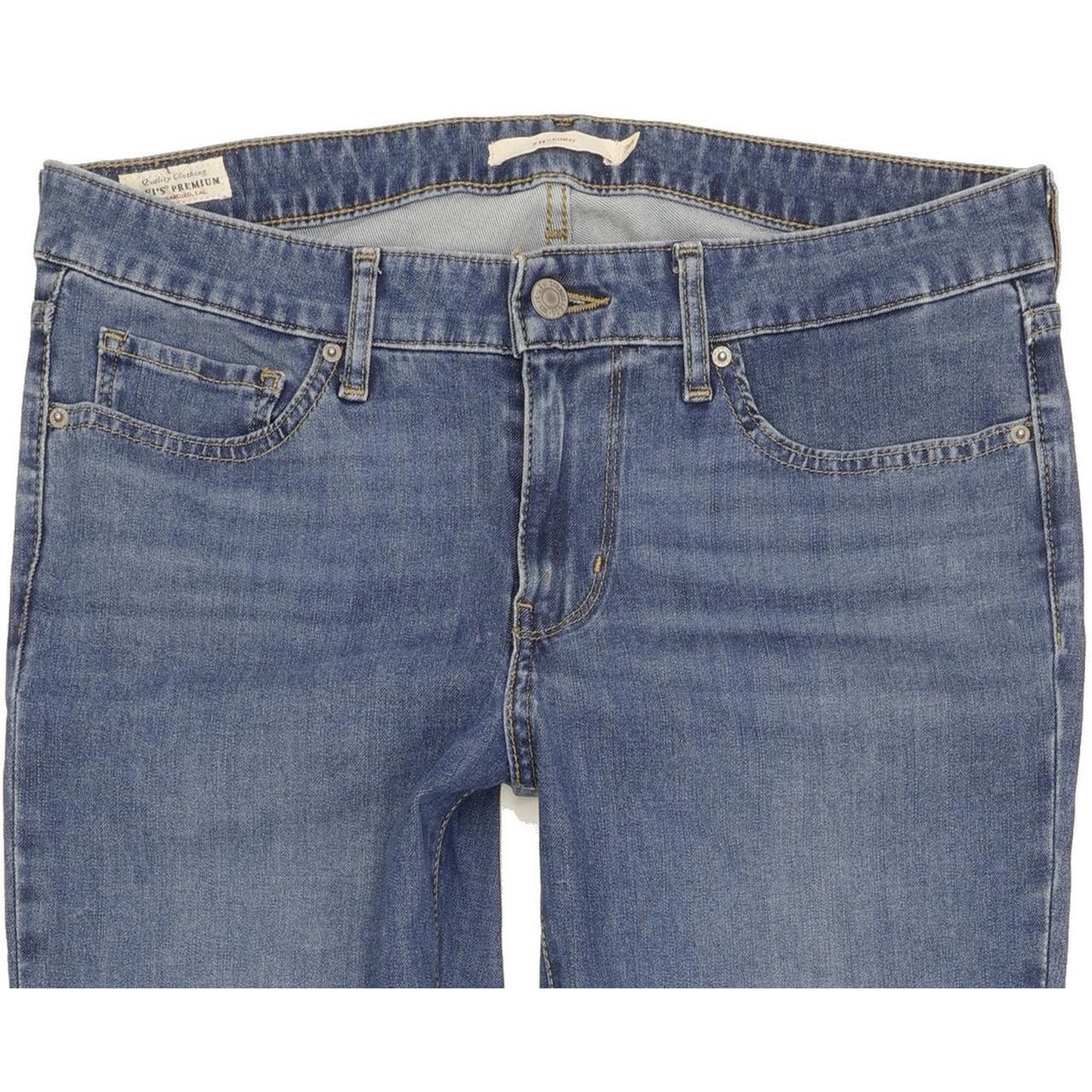 Levi's 711 Women Blue Skinny Slim Stretch Jeans W30 L32