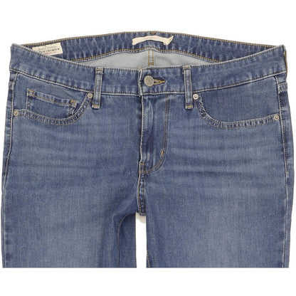 Levi's 711 Women Blue Skinny Slim Stretch Jeans W30 L32