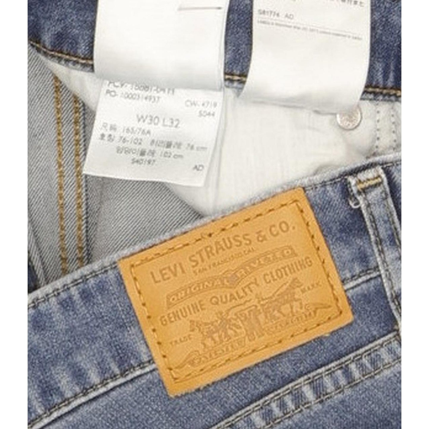 Levi's 711 Women Blue Skinny Slim Stretch Jeans W30 L32
