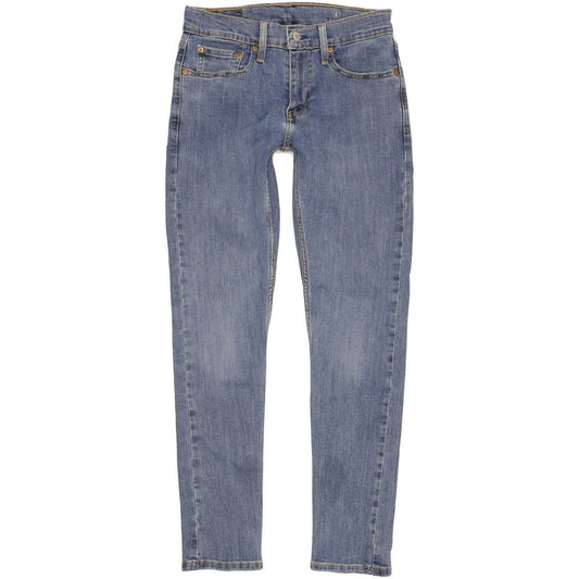 Levi's 512 Men Blue Tapered Slim Stretch Jeans W28 L31