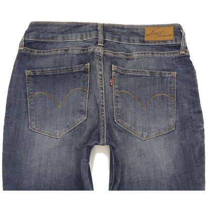 Levi's Bold Curve Women Blue Skinny Slim Stretch Jeans W29 L31