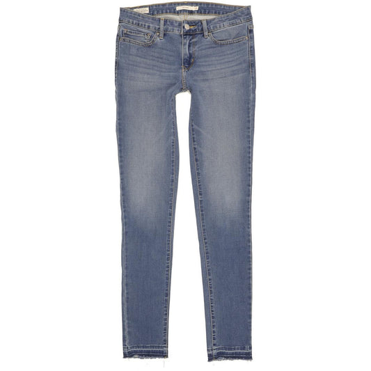 Levi's 711 Women Blue Skinny Slim Jeans W28 L34