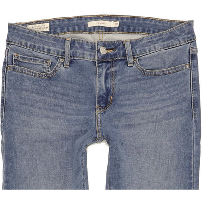 Levi's 711 Women Blue Skinny Slim Jeans W28 L34