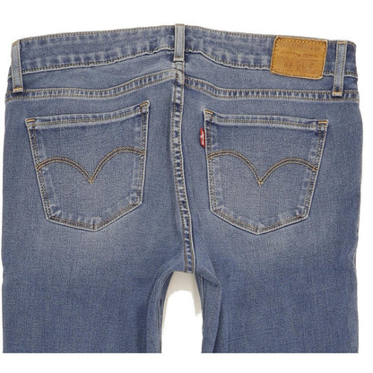 Levi's 711 Women Blue Skinny Slim Jeans W28 L34