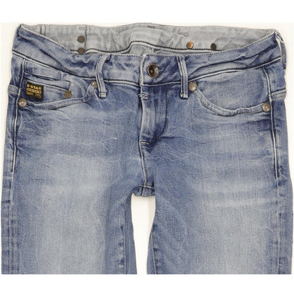 G-Star Midge Women Blue Skinny Slim Stretch Jeans W29 L31