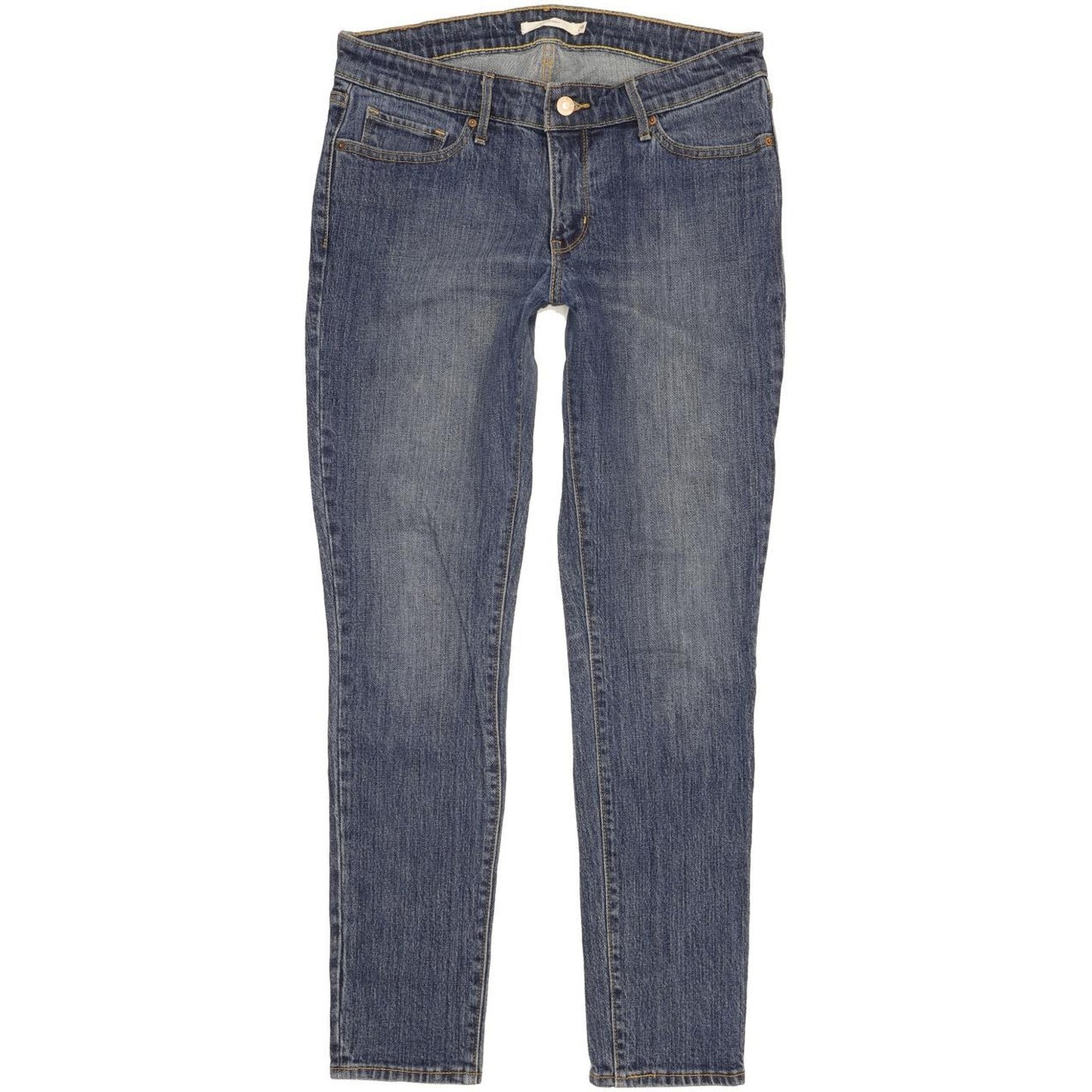 Levi's 711 Women Blue Skinny Slim Stretch Jeans W29 L30