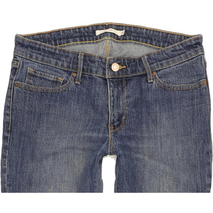 Levi's 711 Women Blue Skinny Slim Stretch Jeans W29 L30