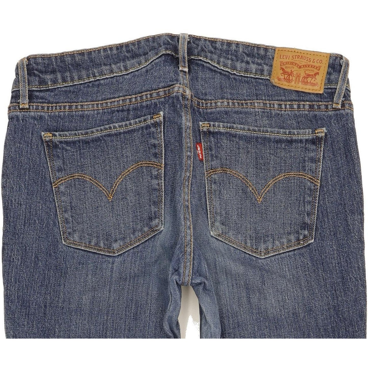 Levi's 711 Women Blue Skinny Slim Stretch Jeans W29 L30