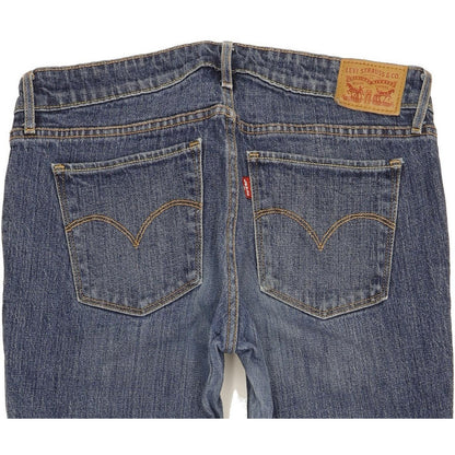 Levi's 711 Women Blue Skinny Slim Stretch Jeans W29 L30
