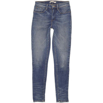 Levi's 721 Women Blue Skinny Slim Stretch Jeans W27 L30
