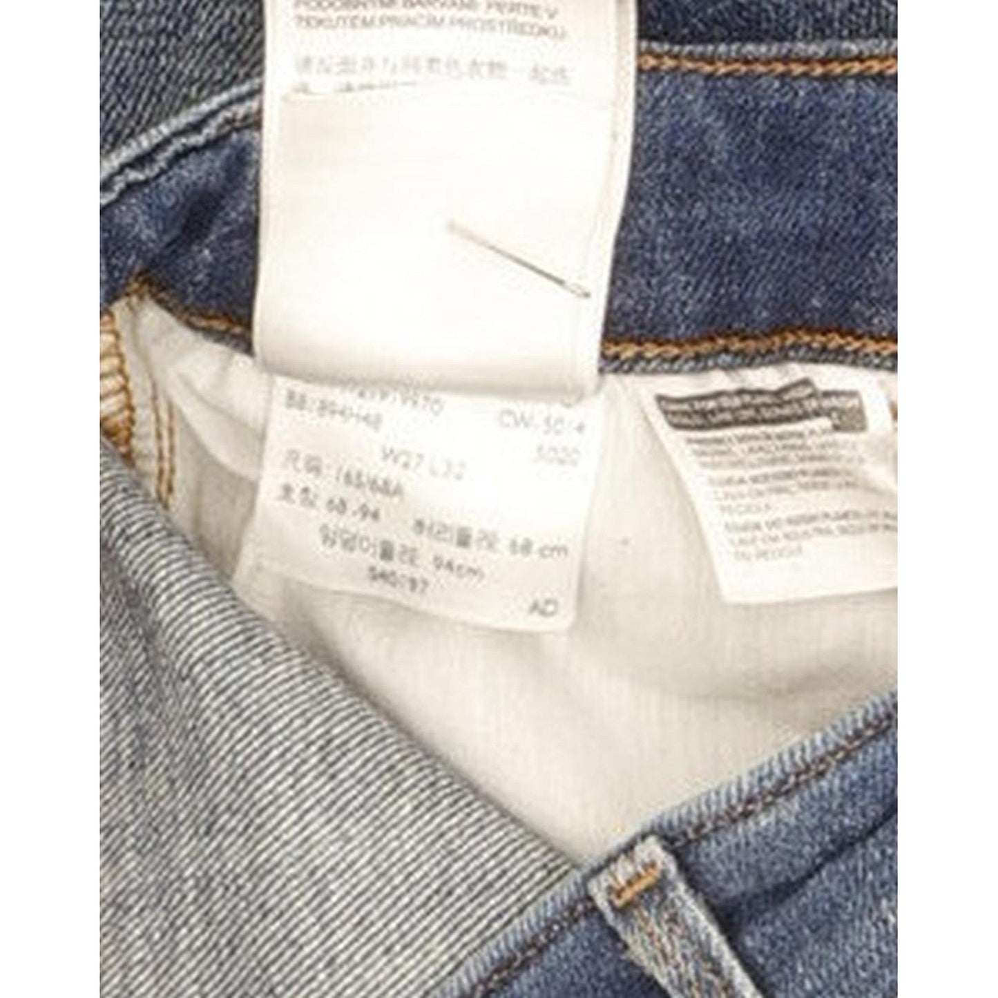 Levi's 721 Women Blue Skinny Slim Stretch Jeans W27 L30