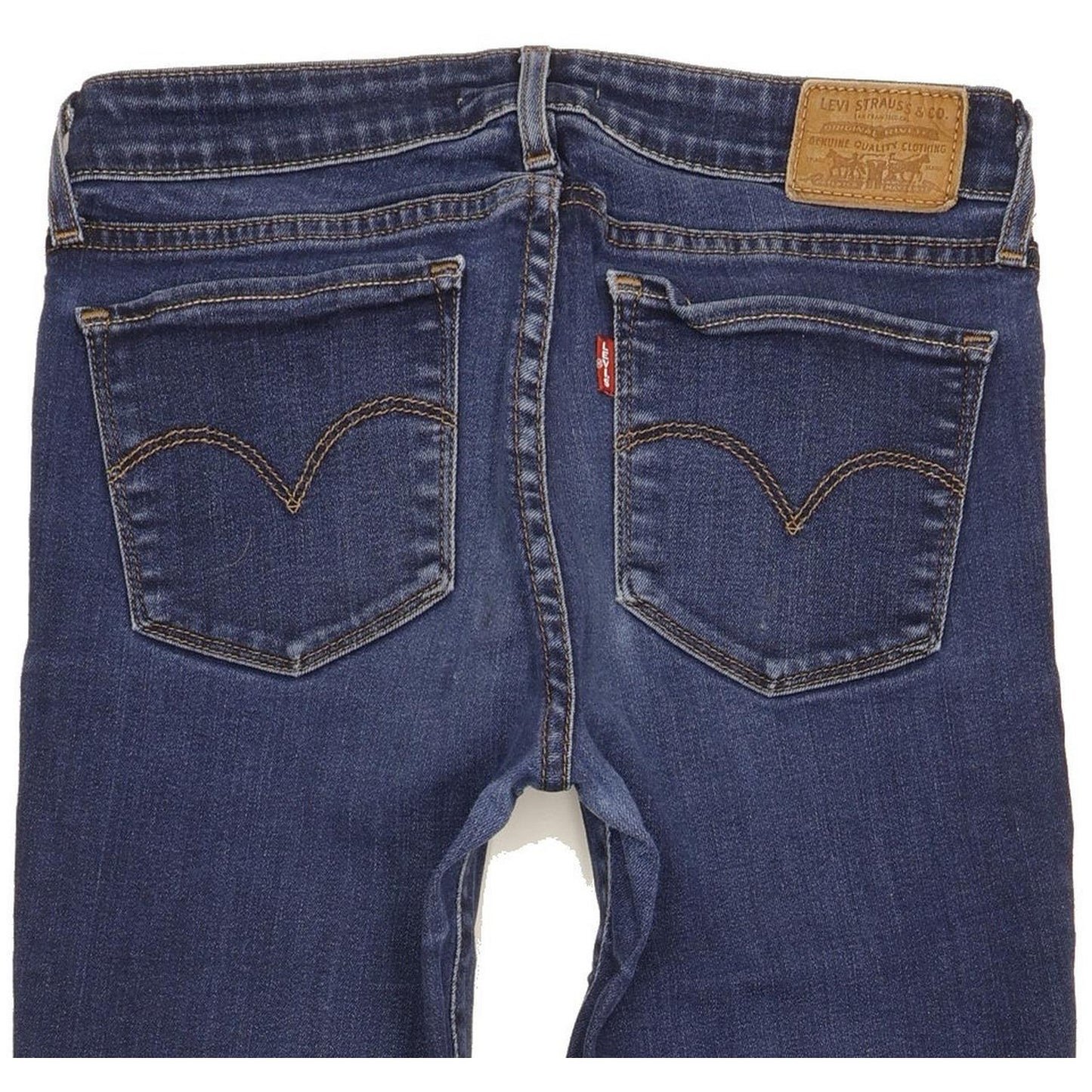 Levi's 711 Women Blue Skinny Slim Stretch Jeans W26 L31