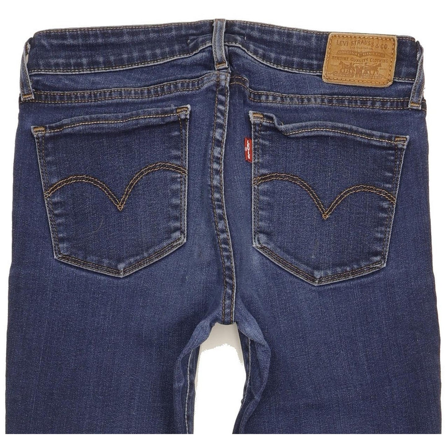 Levi's 711 Women Blue Skinny Slim Stretch Jeans W26 L31