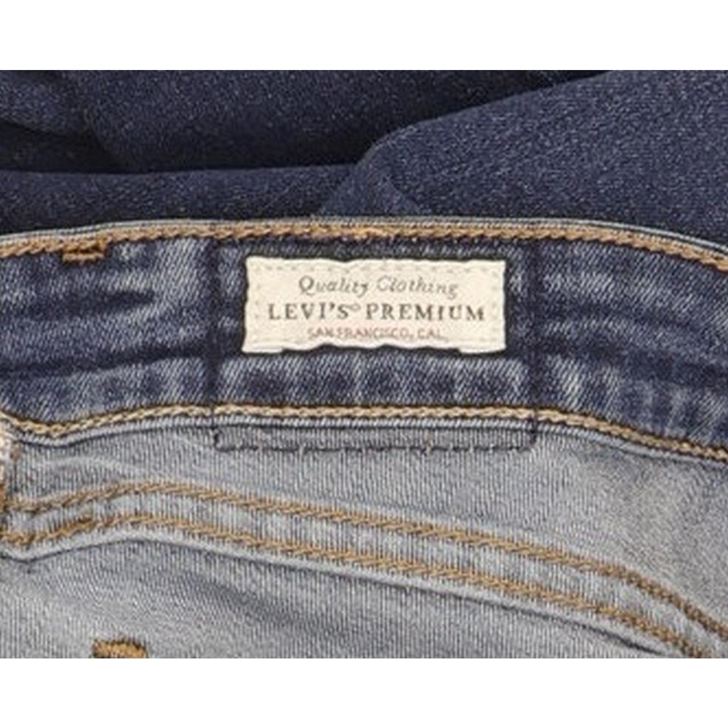 Levi's 711 Women Blue Skinny Slim Stretch Jeans W26 L31