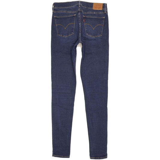 Levi's 710 Super Women Blue Skinny Slim Stretch Jeans W29 L31