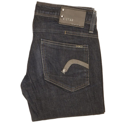 G-Star Women Blue Straight Slim Stretch Jeans W26 L31