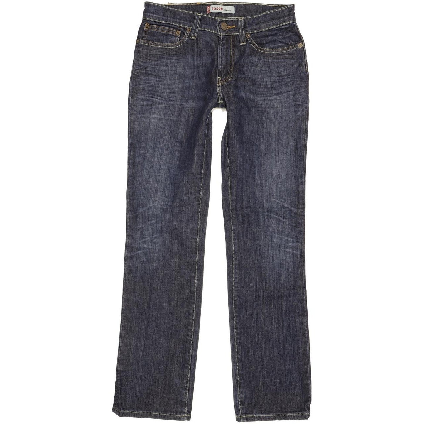 Levi's 528 Women Blue Straight Slim Stretch Jeans W28 L30