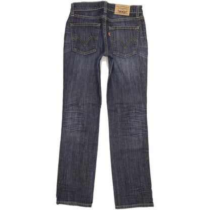 Levi's 528 Women Blue Straight Slim Stretch Jeans W28 L30