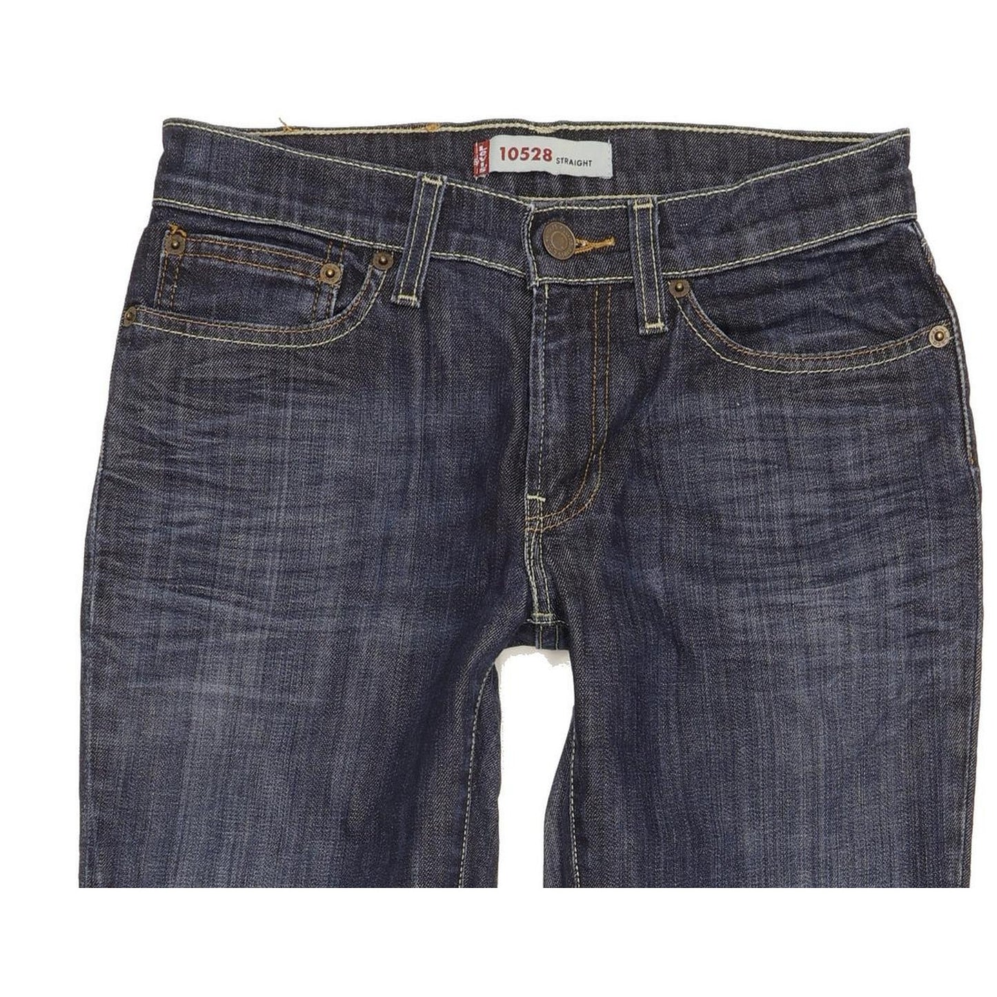 Levi's 528 Women Blue Straight Slim Stretch Jeans W28 L30