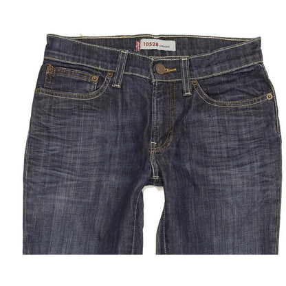 Levi's 528 Women Blue Straight Slim Stretch Jeans W28 L30