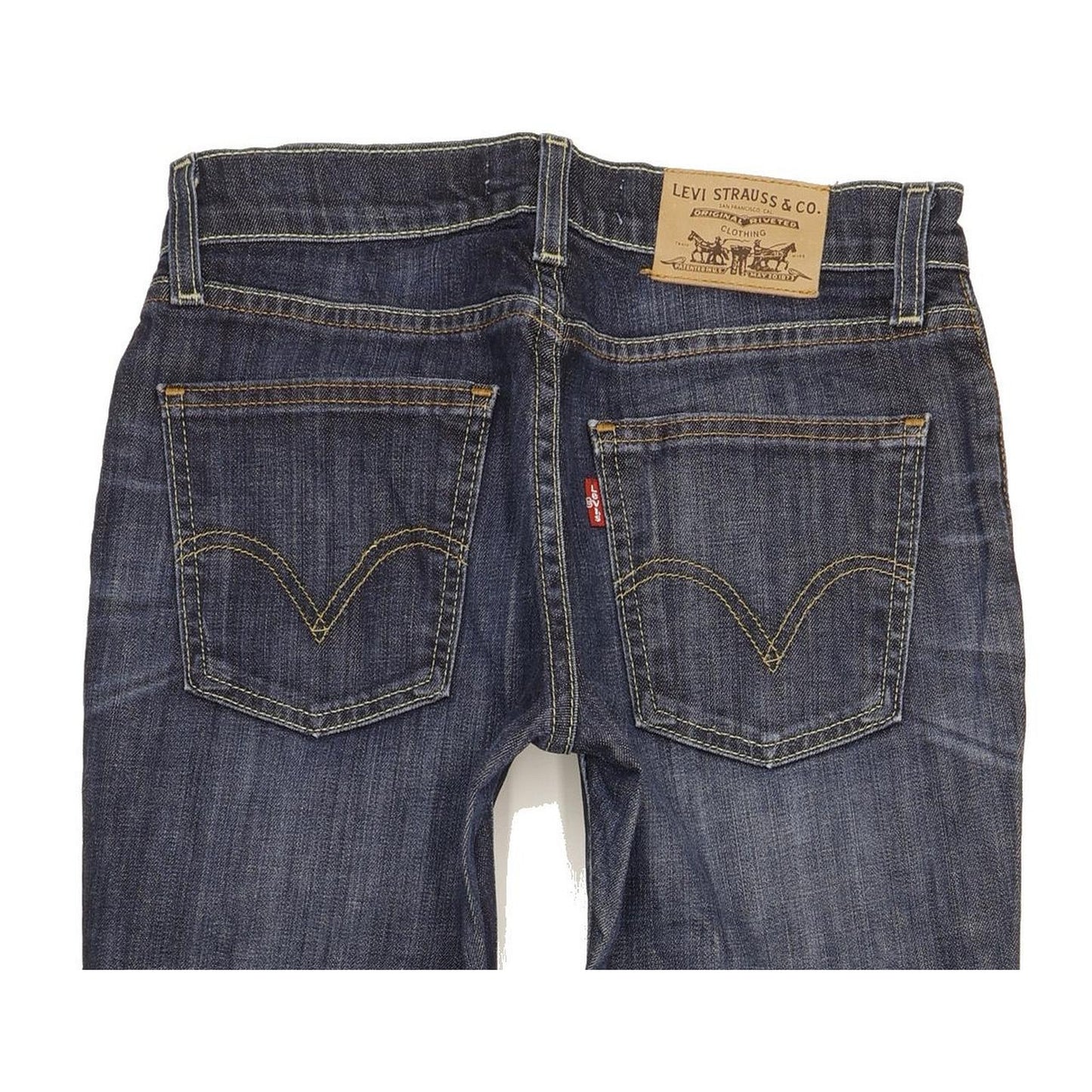 Levi's 528 Women Blue Straight Slim Stretch Jeans W28 L30
