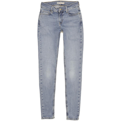 Levi's 710 Super Women Blue Skinny Slim Stretch Jeans W26 L30