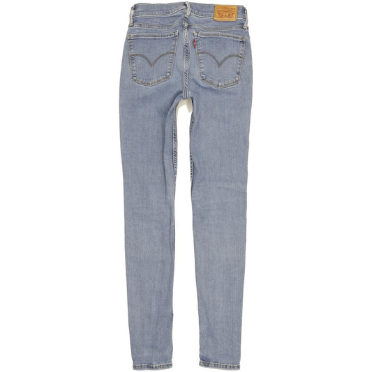 Levi's 710 Super Women Blue Skinny Slim Stretch Jeans W26 L30