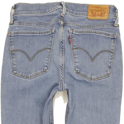 Levi's 710 Super Women Blue Skinny Slim Stretch Jeans W26 L30