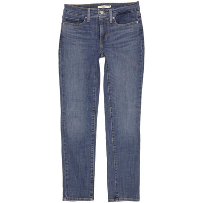 Levi's 312 Shaping Women Blue Straight Slim Stretch Jeans W28 L30