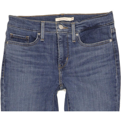 Levi's 312 Shaping Women Blue Straight Slim Stretch Jeans W28 L30