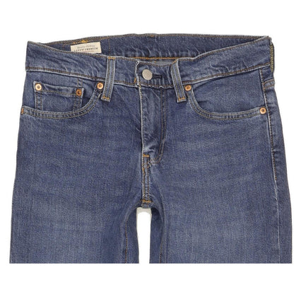 Levi's 511 Men Blue Straight Slim Jeans W28 L32