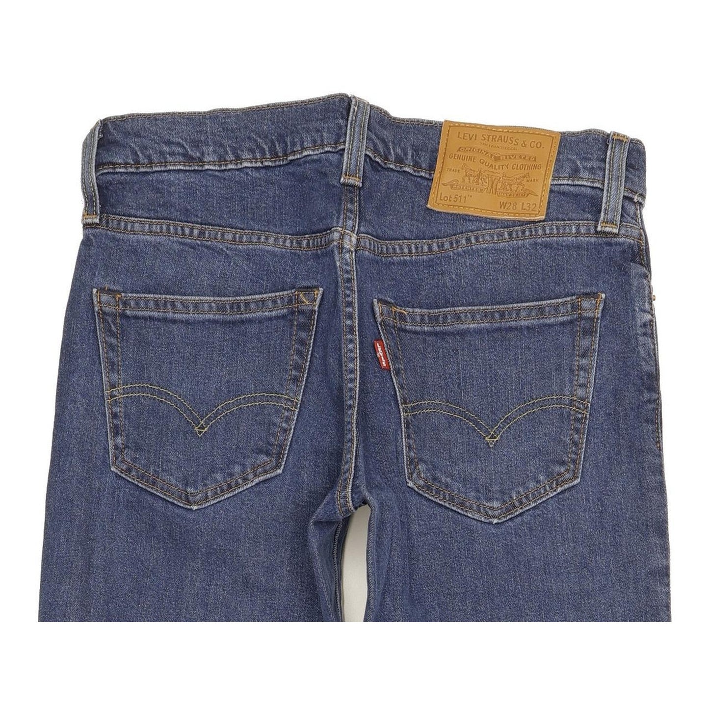 Levi's 511 Men Blue Straight Slim Jeans W28 L32