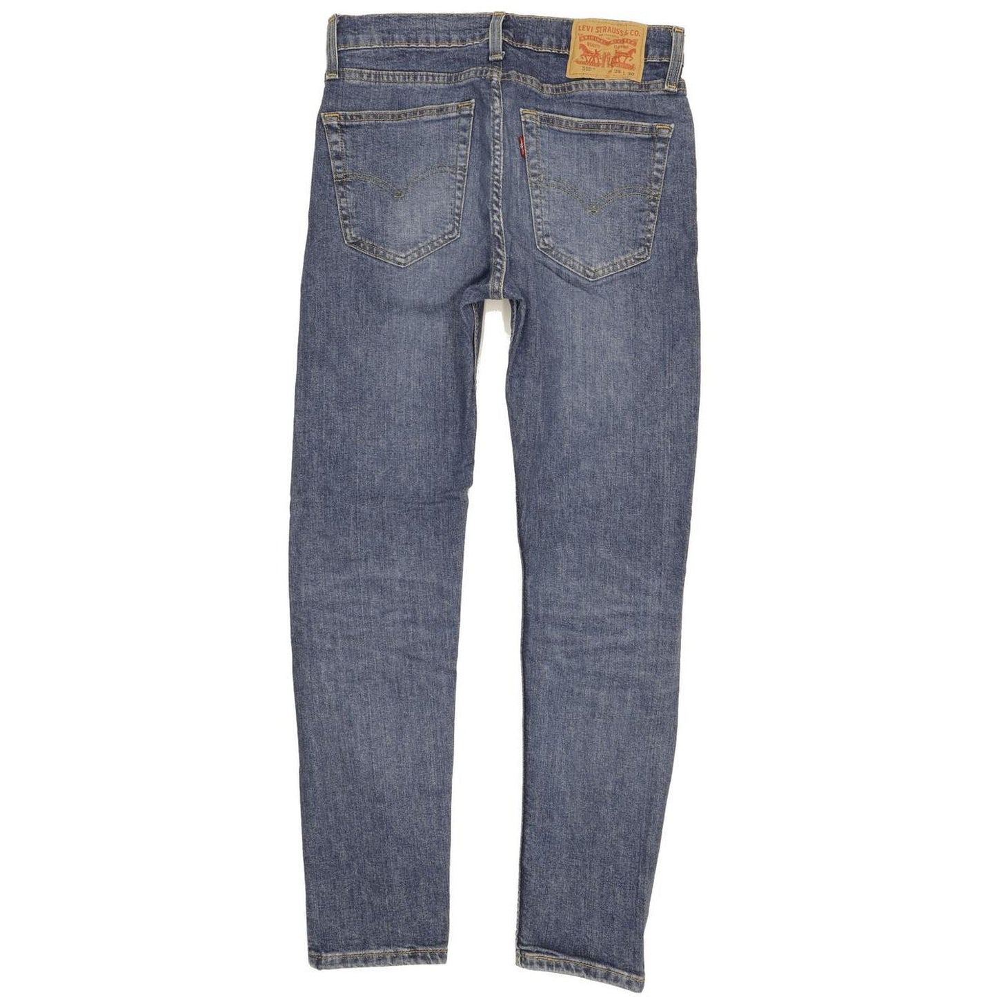 Levi's 510 Men Blue Skinny Slim Stretch Jeans W28 L28