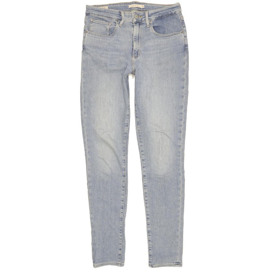 Levi's 721 Blue Skinny Slim Stretch Jeans High Waisted W30 L32