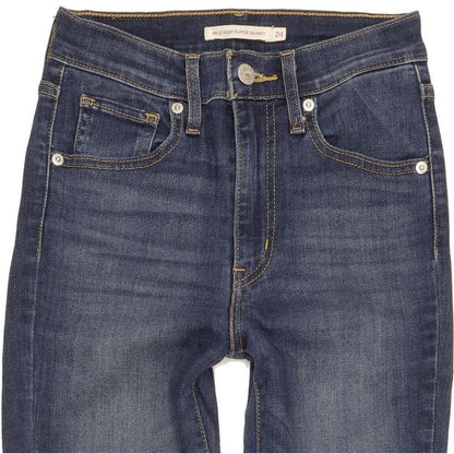 Levi's Mile Women Blue Skinny Slim Stretch Jeans W24 L24