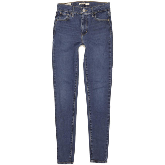Levi's 720 Super Women Blue Skinny Slim Stretch Jeans W26 L30