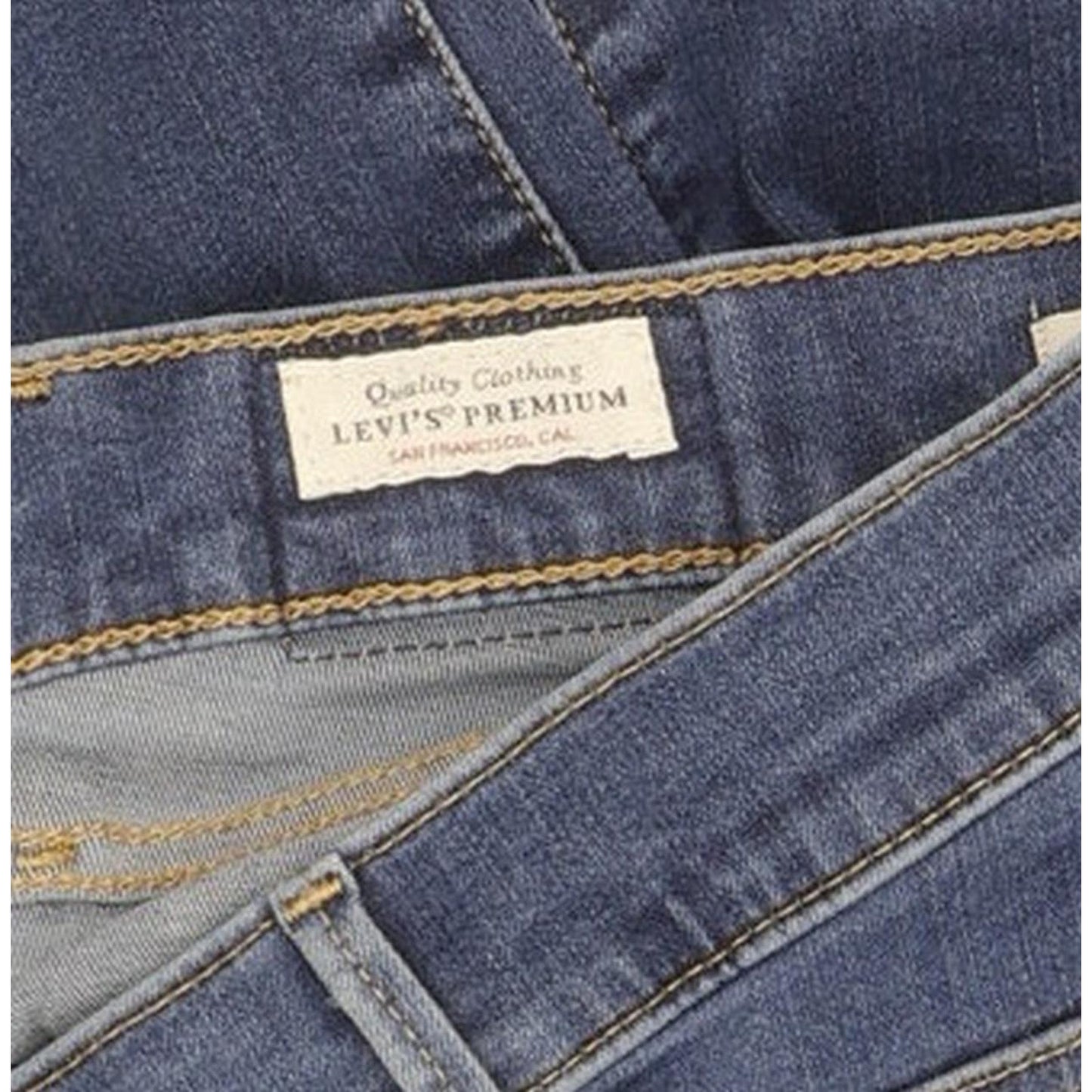 Levi's 720 Super Women Blue Skinny Slim Stretch Jeans W26 L30
