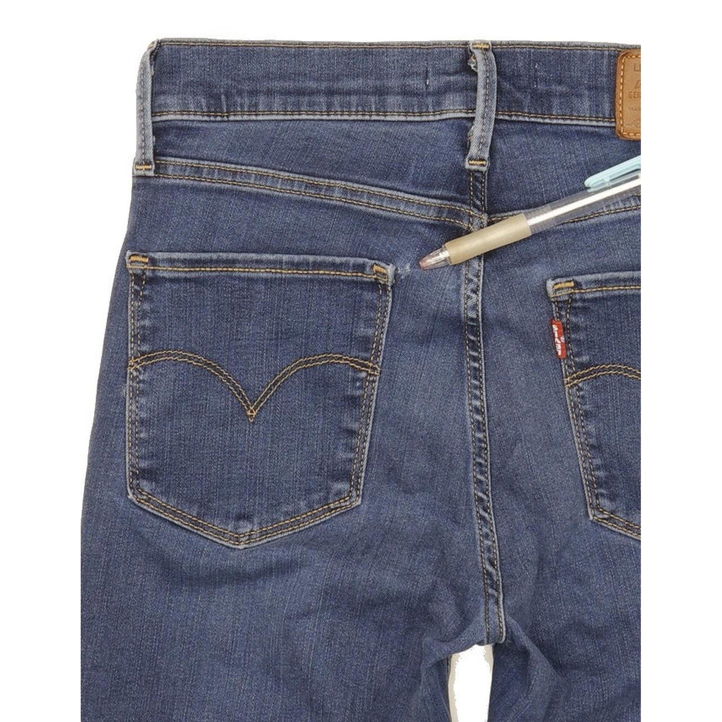 Levi's 720 Super Women Blue Skinny Slim Stretch Jeans W26 L30