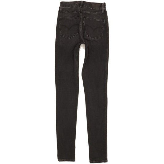 Levi's 721 Women Black Skinny Slim Stretch Jeans W25 L32