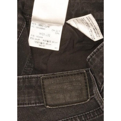 Levi's 721 Women Black Skinny Slim Stretch Jeans W25 L32