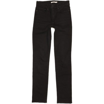 Levi's Slimming Women Black Skinny Slim Jeans W27 L32