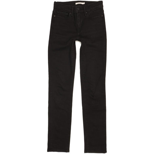 Levi's Slimming Women Black Skinny Slim Jeans W27 L32