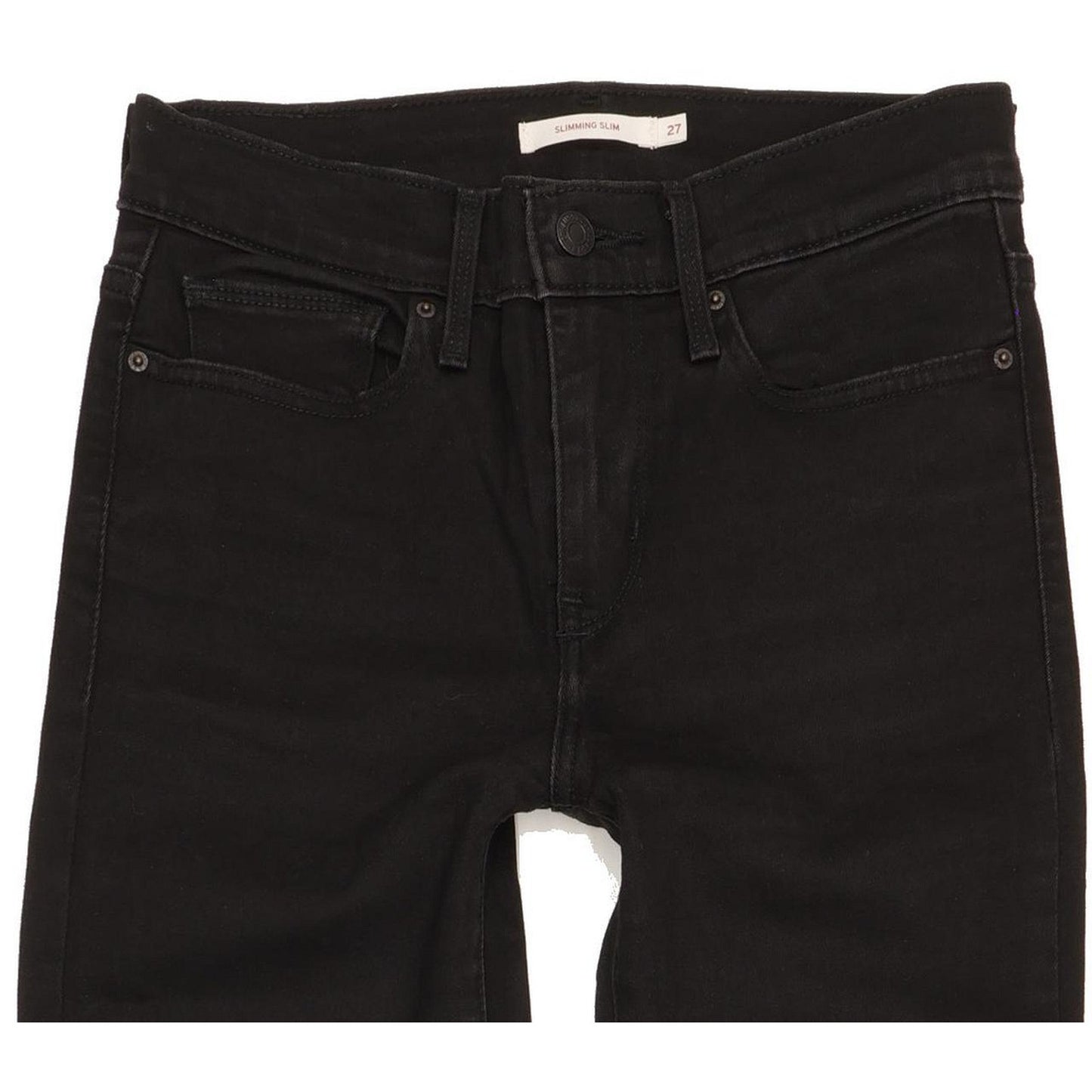 Levi's Slimming Women Black Skinny Slim Jeans W27 L32