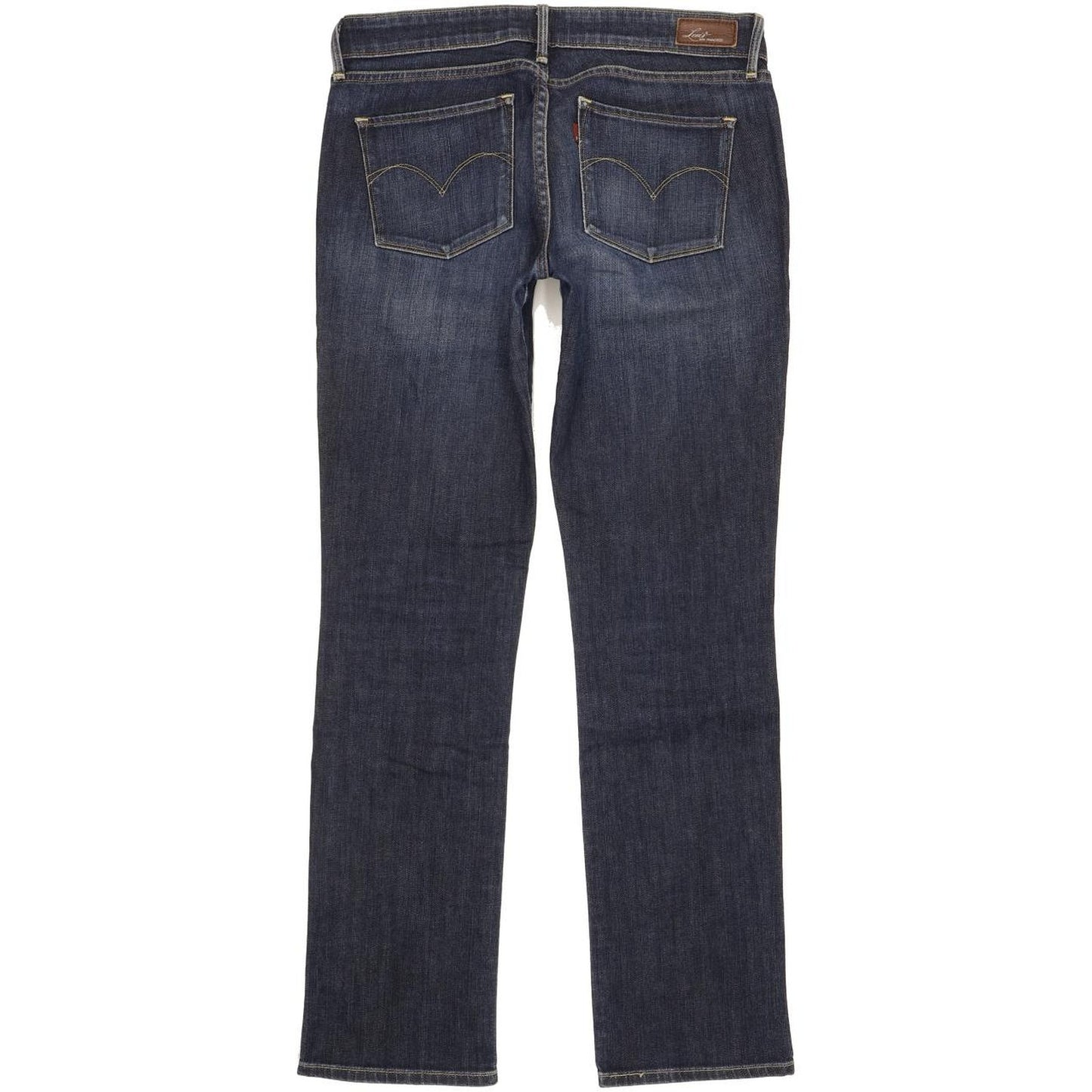 Levi's Demi Curve Women Blue Straight Slim Stretch Jeans W28 L32
