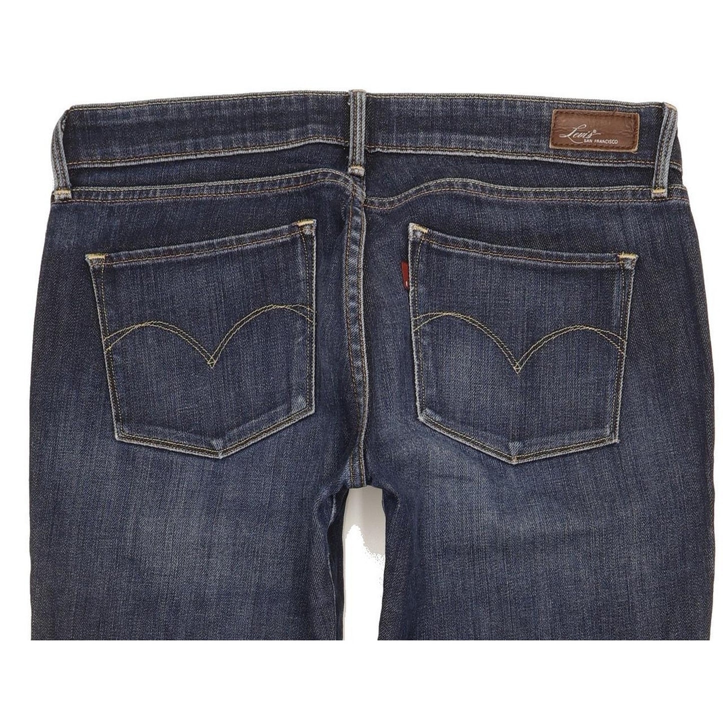 Levi's Demi Curve Women Blue Straight Slim Stretch Jeans W28 L32